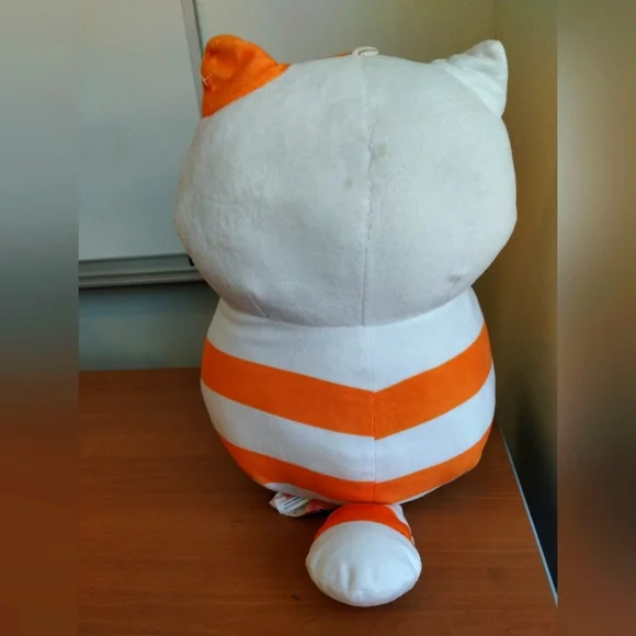 Kleptocats Kitty Cat Plush Stuffed Animal 14in Orange White Softie Plush Toy - Picture 5 of 16